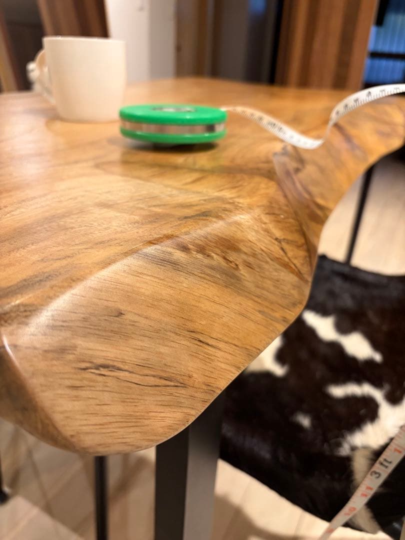 一枚板　無垢オーク　ダイニングテーブル