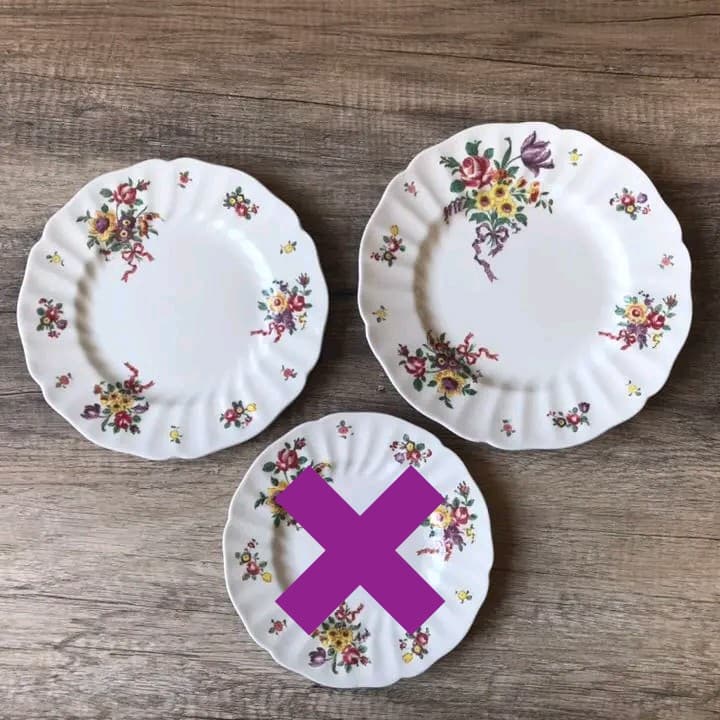 【6枚セット】    ビンテージ皿　英国製