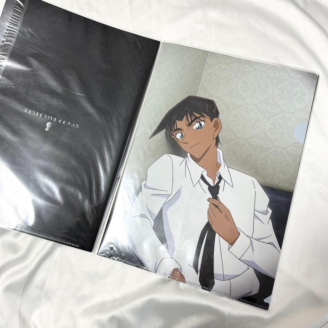 名探偵コナン クリアファイル セット レア 希少 工藤新一 怪盗キッド 服部平次