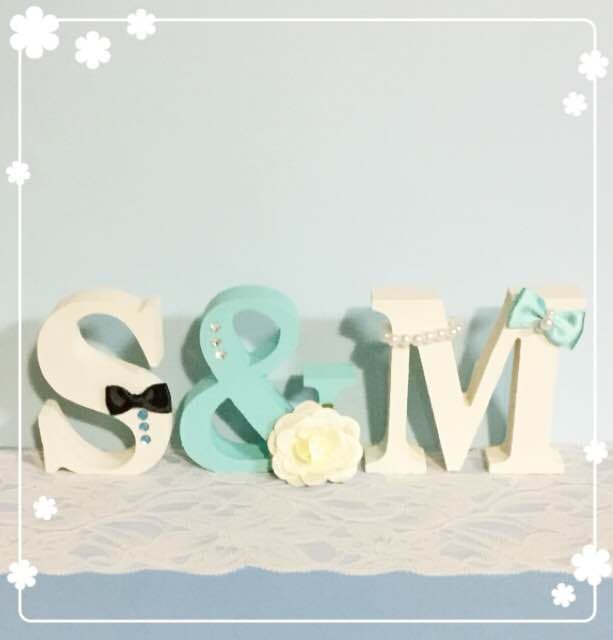 mari様確認用♡ウエディングバージョン・イニシャルオブジェ
