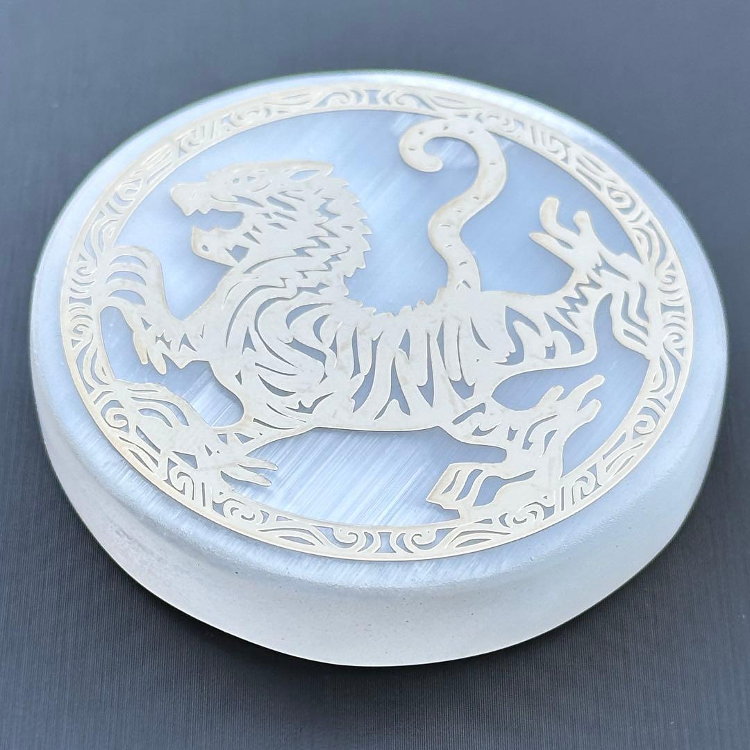 セレナイト 四神獣プレート MY604