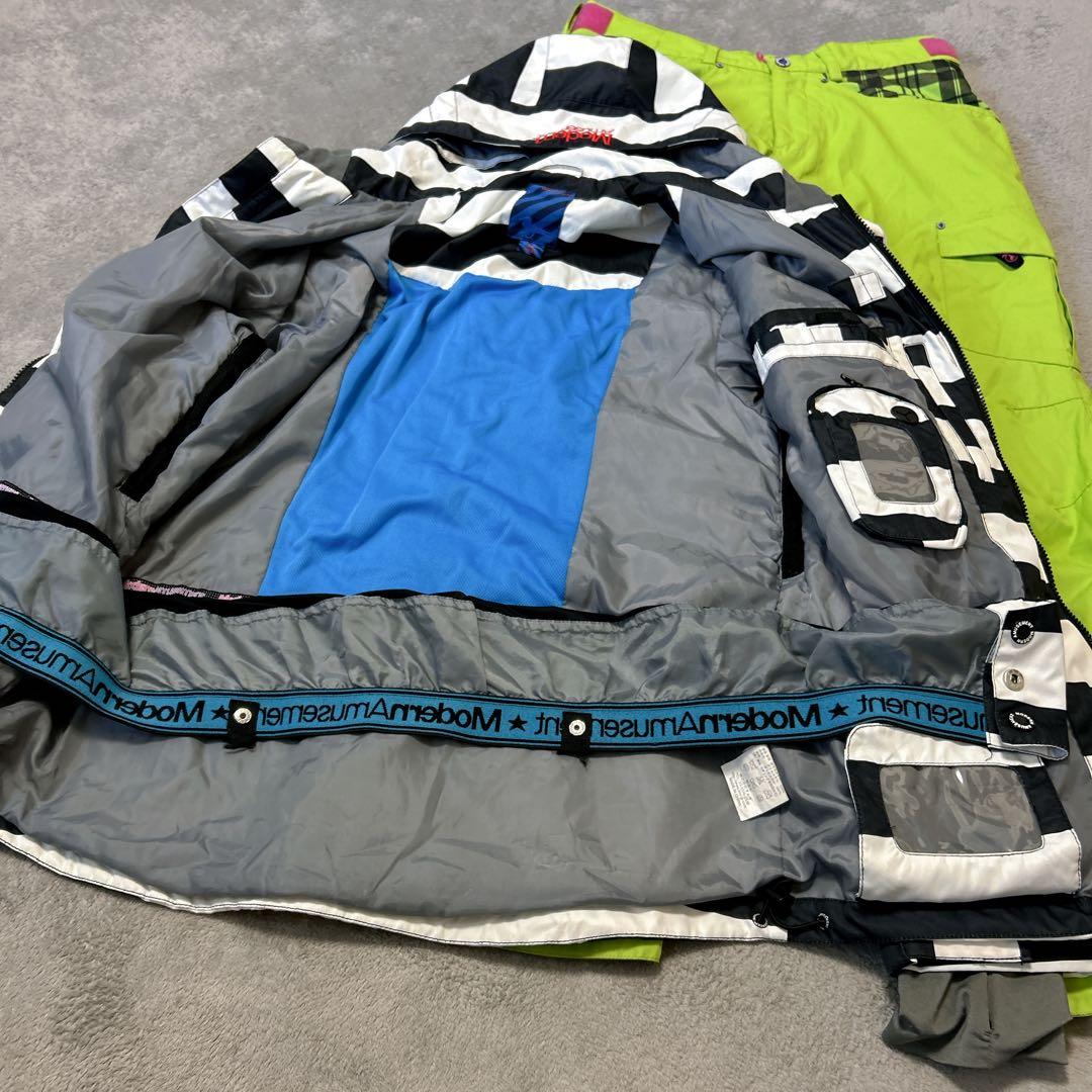 モダンアミューズメントメンズスキースノーボードウェアセットアップ男性用サイズL