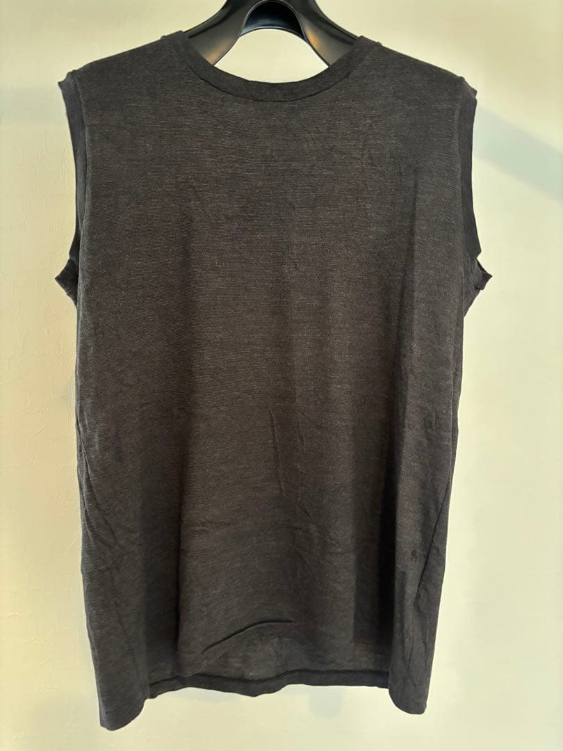 COMOLI ウォッシュドシルク ノースリーブ 3