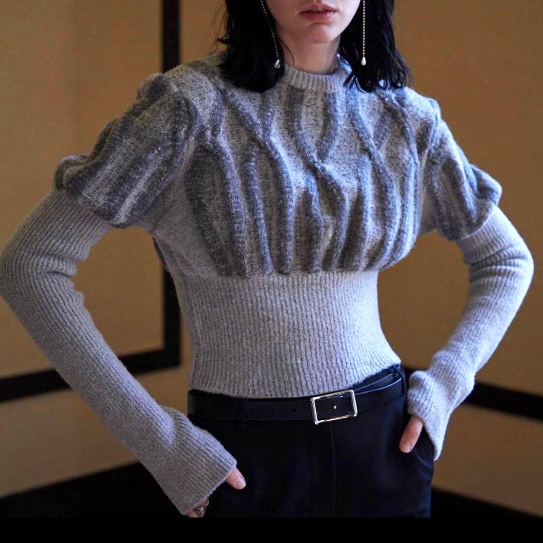 未使用　SATORU SASAKI　ウール　デザインニット