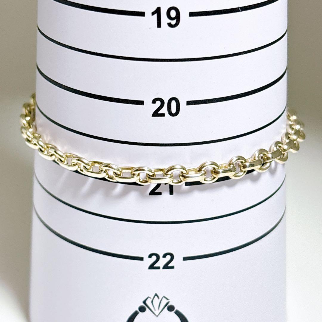 【美品】22.5cm ティファニー ドーナツチェーン ブレスレット SV925