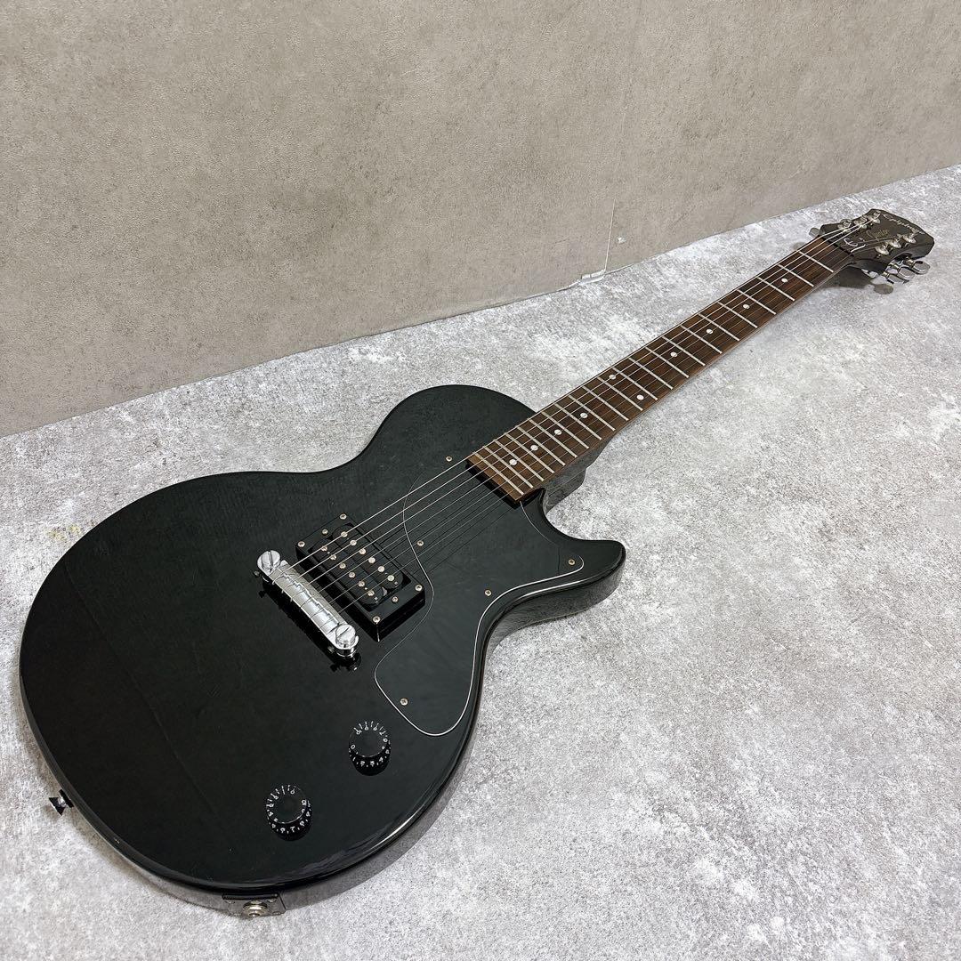 美品 エピフォン by ギブソン レスポールジュニア Jr. 黒 エレキギター