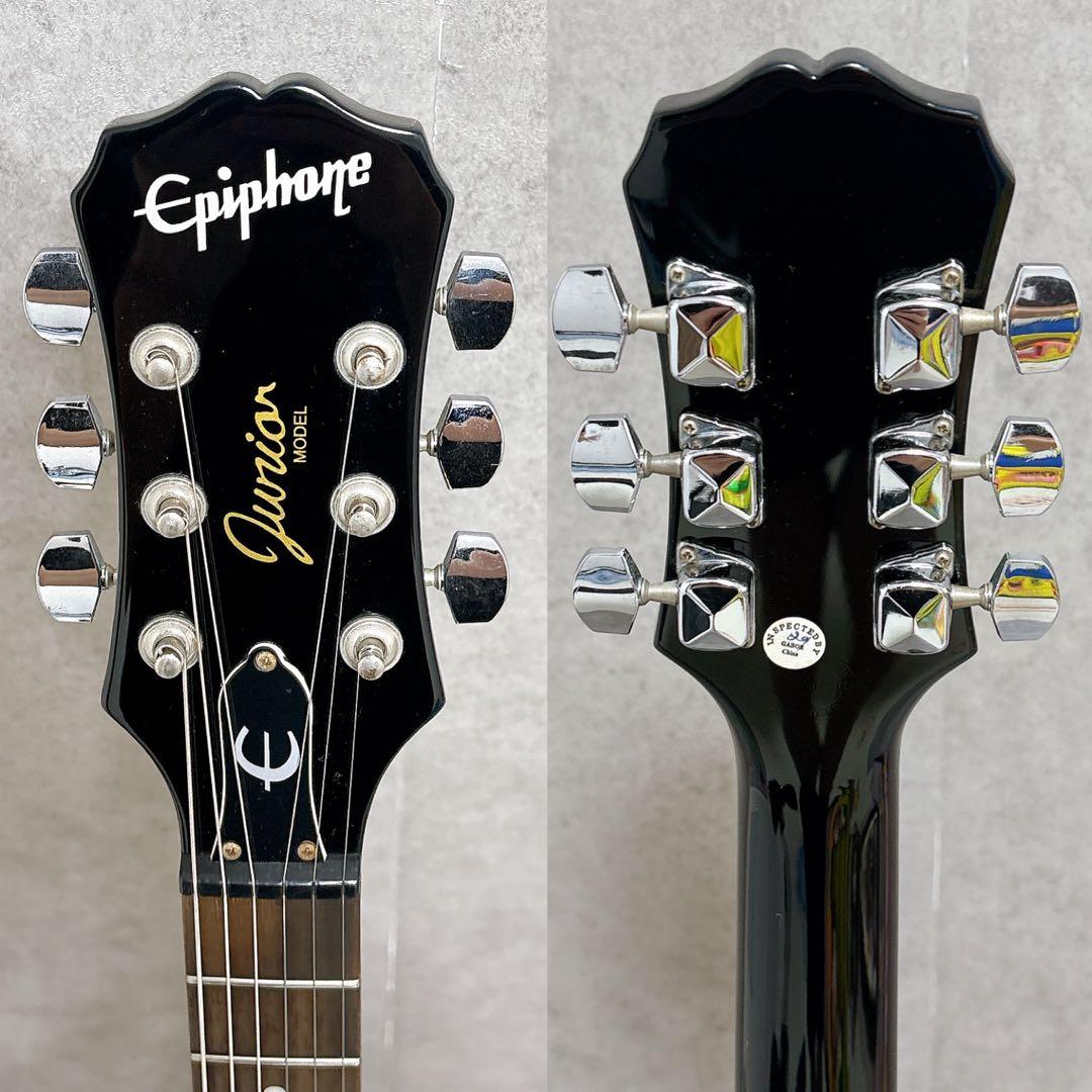 美品 エピフォン by ギブソン レスポールジュニア Jr. 黒 エレキギター