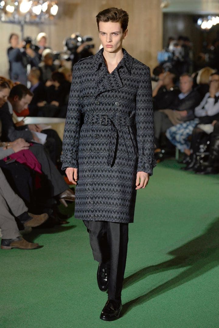 2009FW DRIES VAN NOTEN ドリスヴァンノッテン総柄コート M