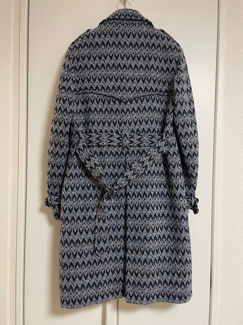 2009FW DRIES VAN NOTEN ドリスヴァンノッテン総柄コート M