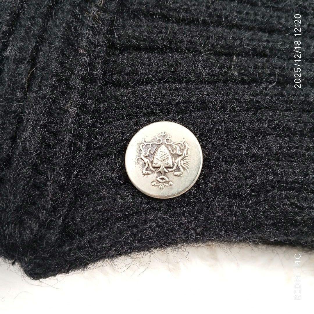 リアルファ×ニット ビンテージオーダーメイドジャケット XL