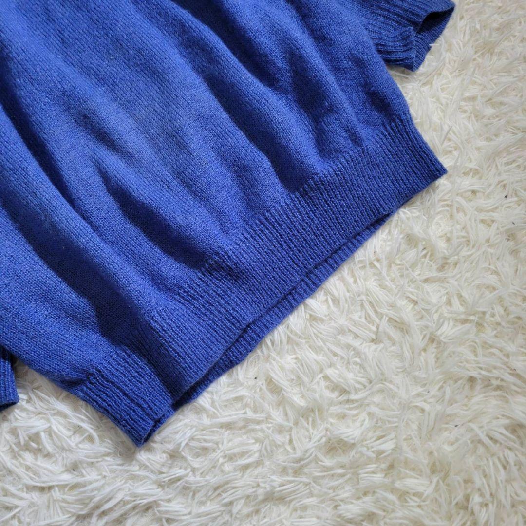 美品☆Max Mara　最高級　白タグ　ニット　モヘヤ ウール　クルーネック　M