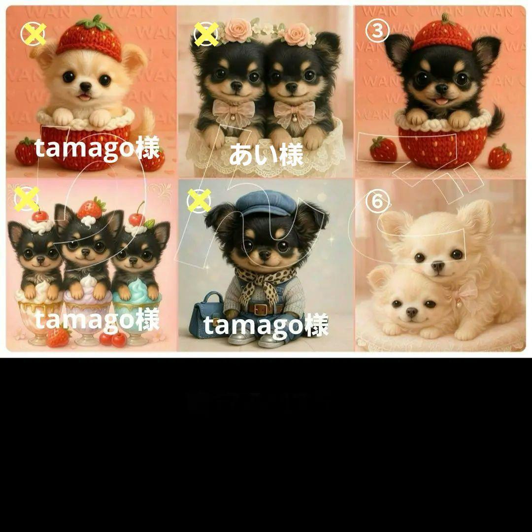 ハンドメイド　オーダー受付ページ　　♡チワワ　パネル♡