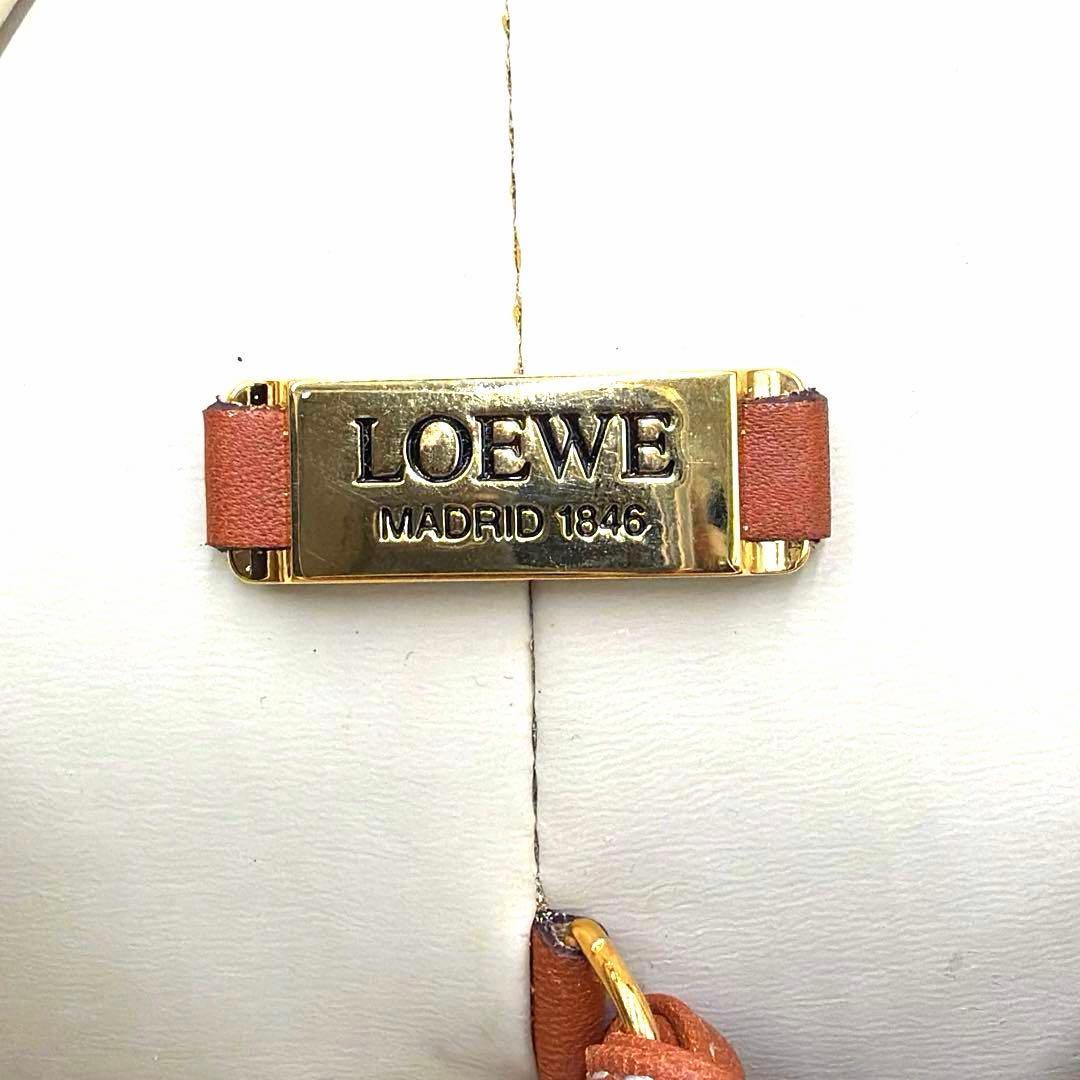 LOEWE ロエベ アントン キャンバス レザー リュック ポーチ付き
