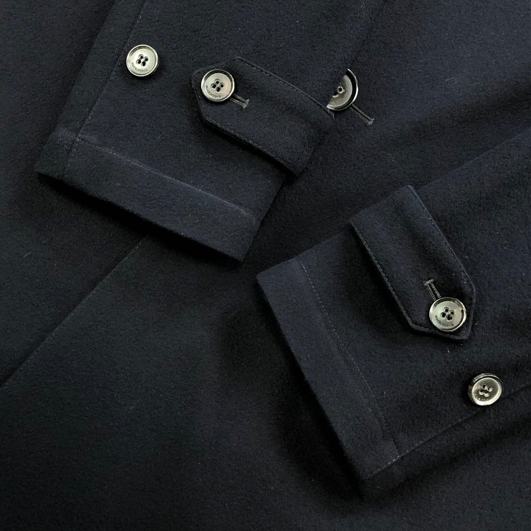 マッキントッシュ トレンチコート ウール 40サイズ/L位 ネイビー