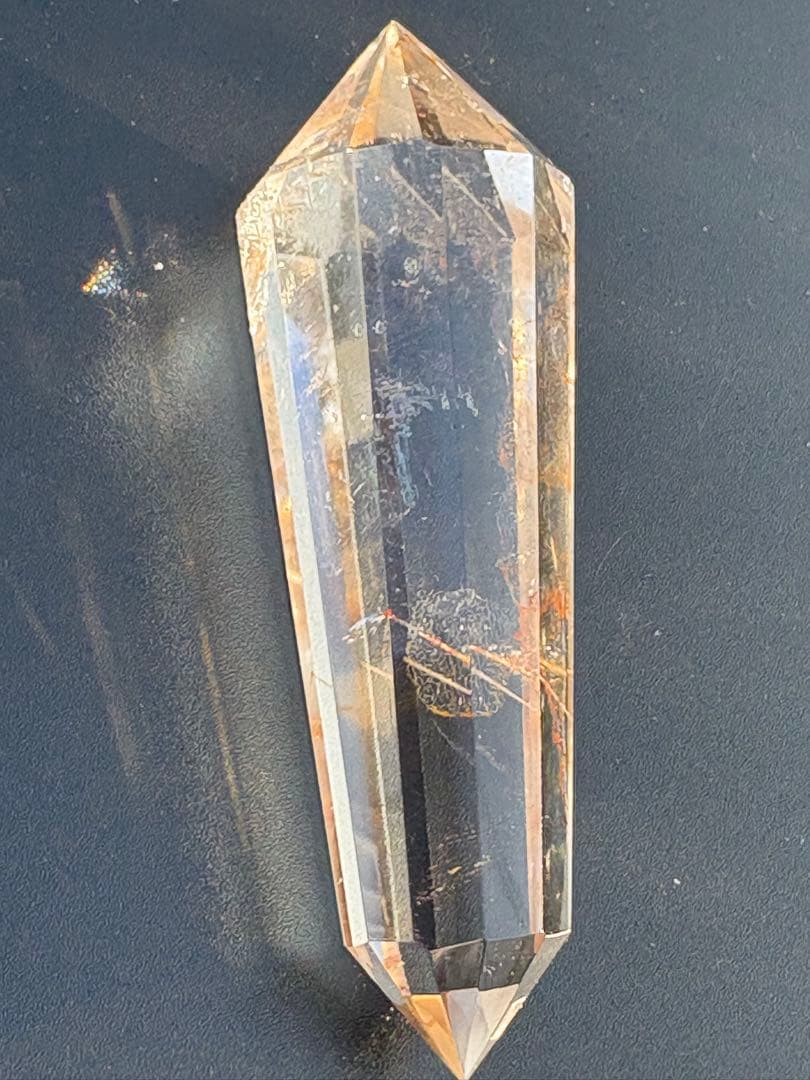 ❤️超レア9cm 虹入り浮く紋　高品質レムリアンシード　12面体ヴォーゲルワンド