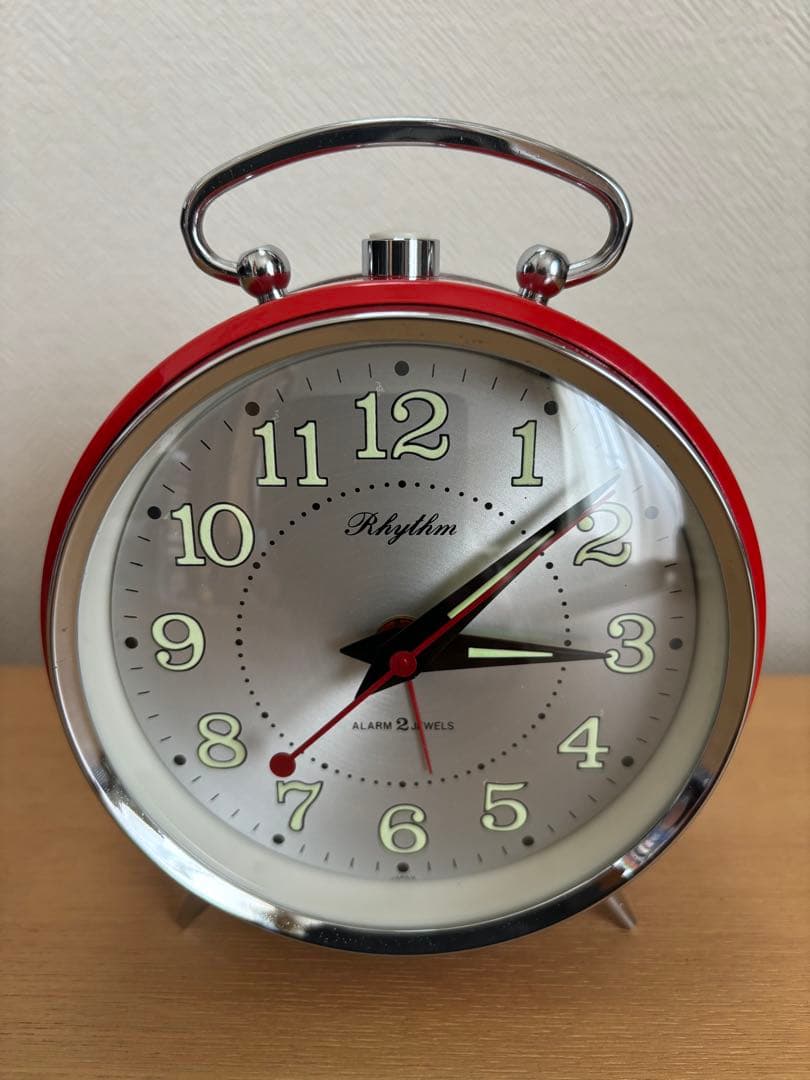 Rhythm(リズム時計) ALARM 2 JEWELS カチカチ置き時計