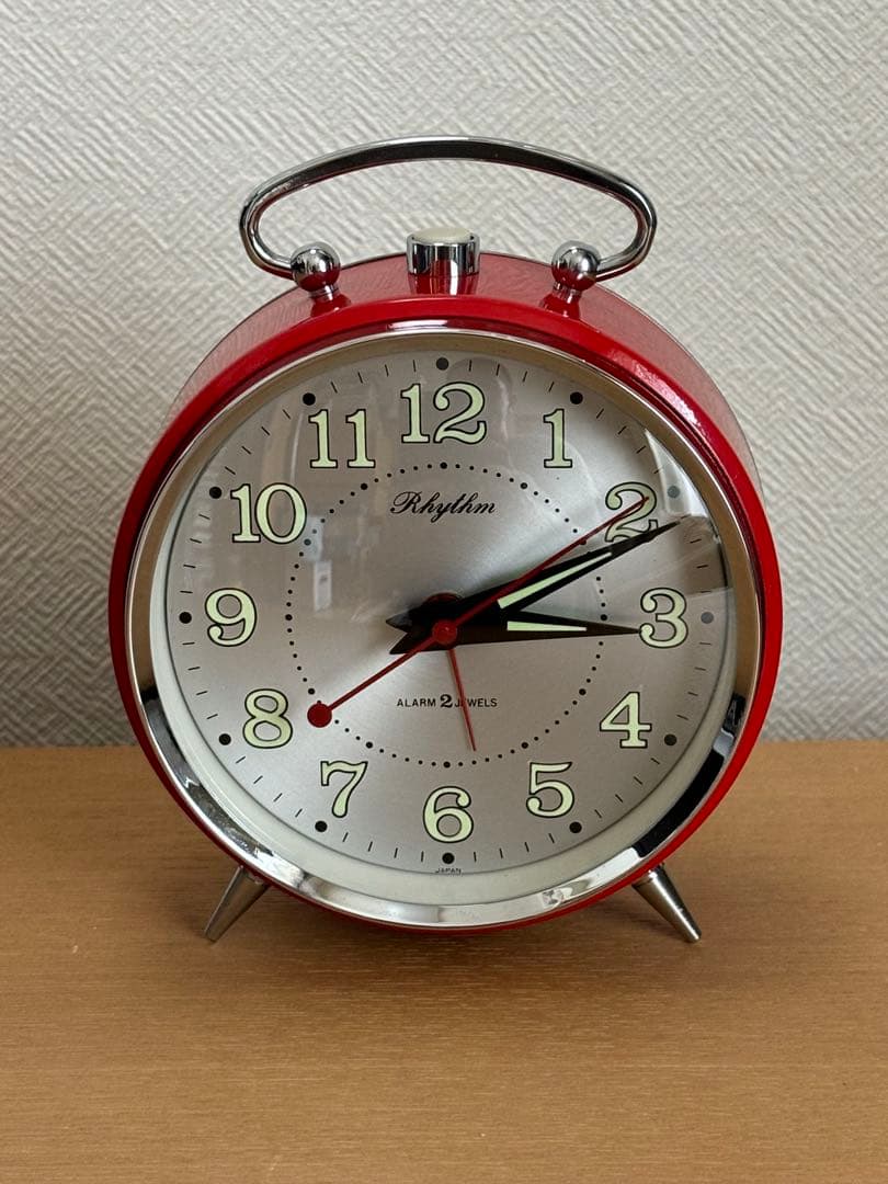 Rhythm(リズム時計) ALARM 2 JEWELS カチカチ置き時計