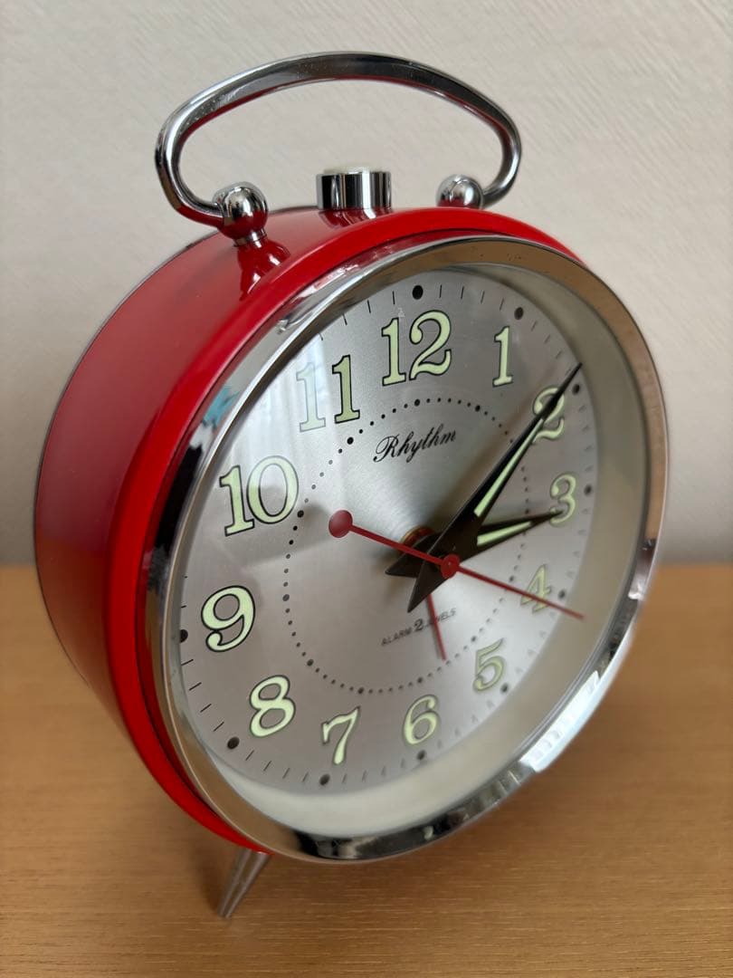 Rhythm(リズム時計) ALARM 2 JEWELS カチカチ置き時計