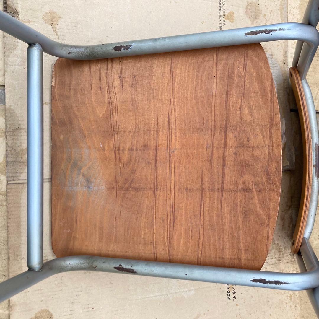 4点セット チトセ 学校 椅子 レトロ CDHK