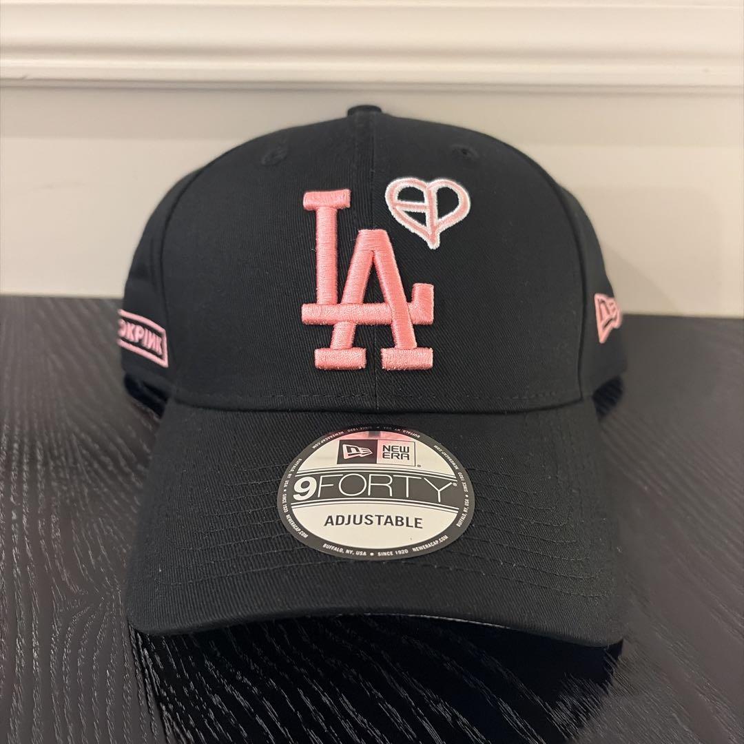 【新品】2個セット BLACKPINK MLB コラボ キャップ ピンク