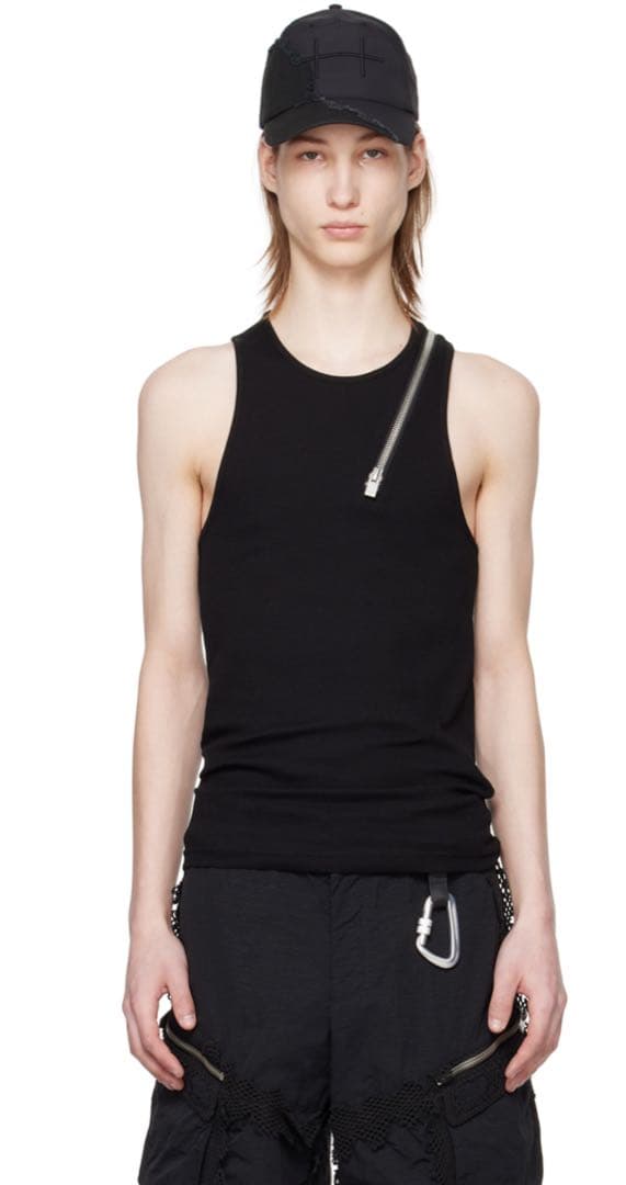 HELIOT EMIL ブラック Acacia タンクトップ