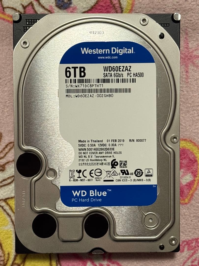 E*r様 【最終価格】Western Digital Blue HDD 6TB