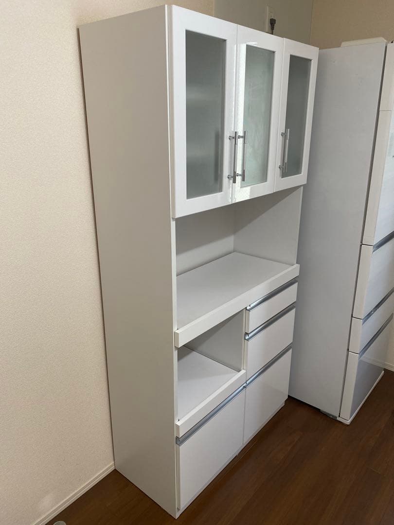 食器棚 服部家具センター　ホワイト