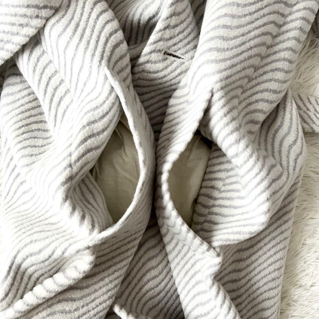 MEN’S TENORAS アンゴラ混 ロングコート L 日本製 ベルト付き