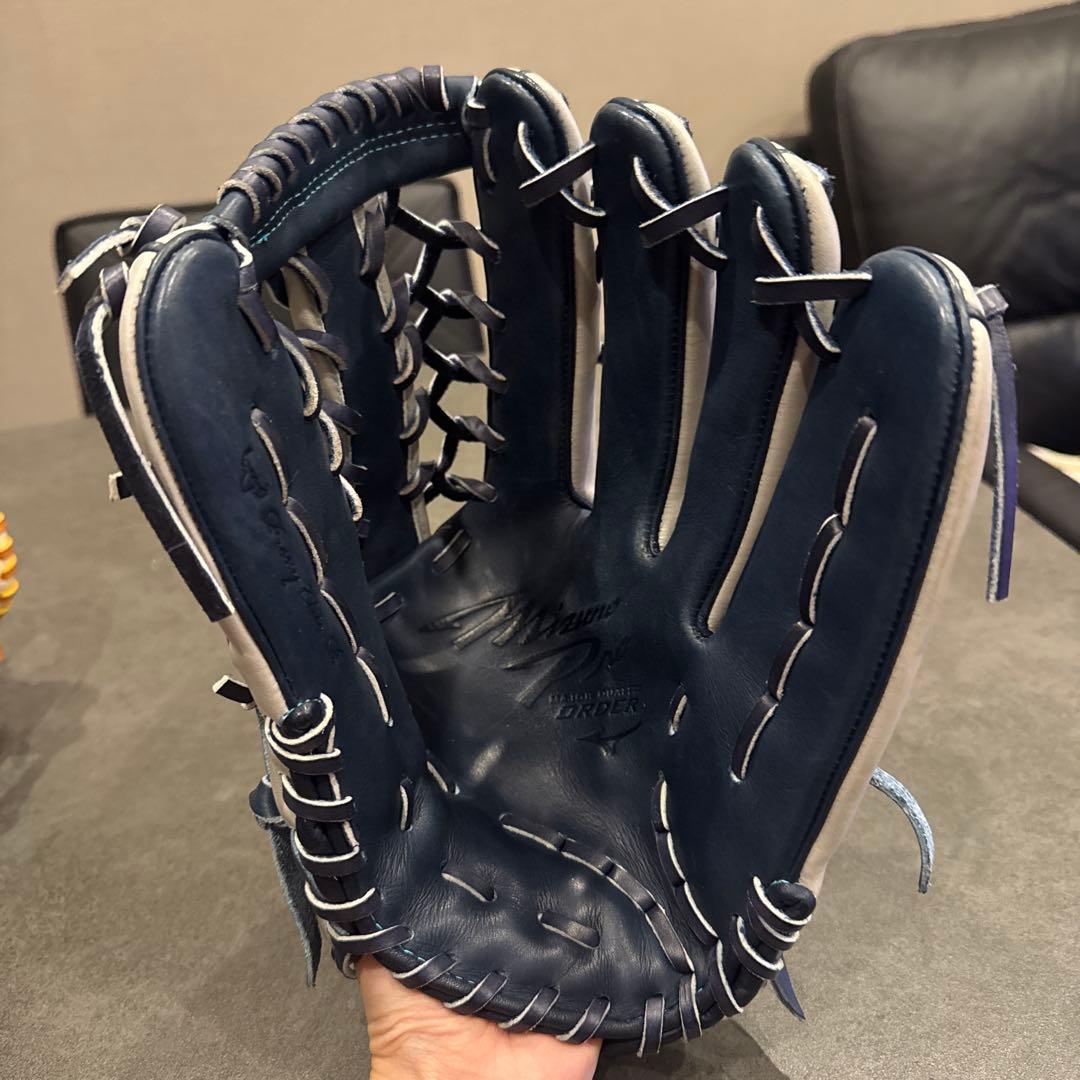 お値下げ！イチローモデル　Mizuno Pro 軟式グローブ ネイビー/グレー
