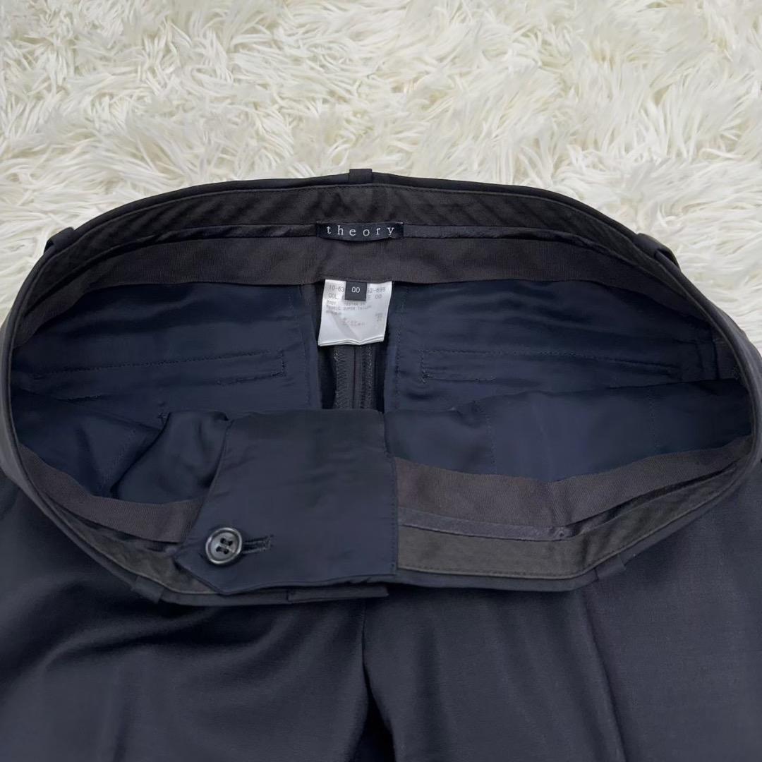 美品✨ セオリー パンツスーツ ブラック ジャケットS パンツXS レディース