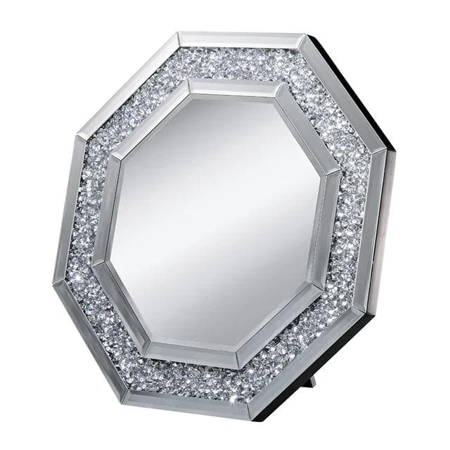 八角鏡 壁掛け/卓上 2way デザインガラス W60