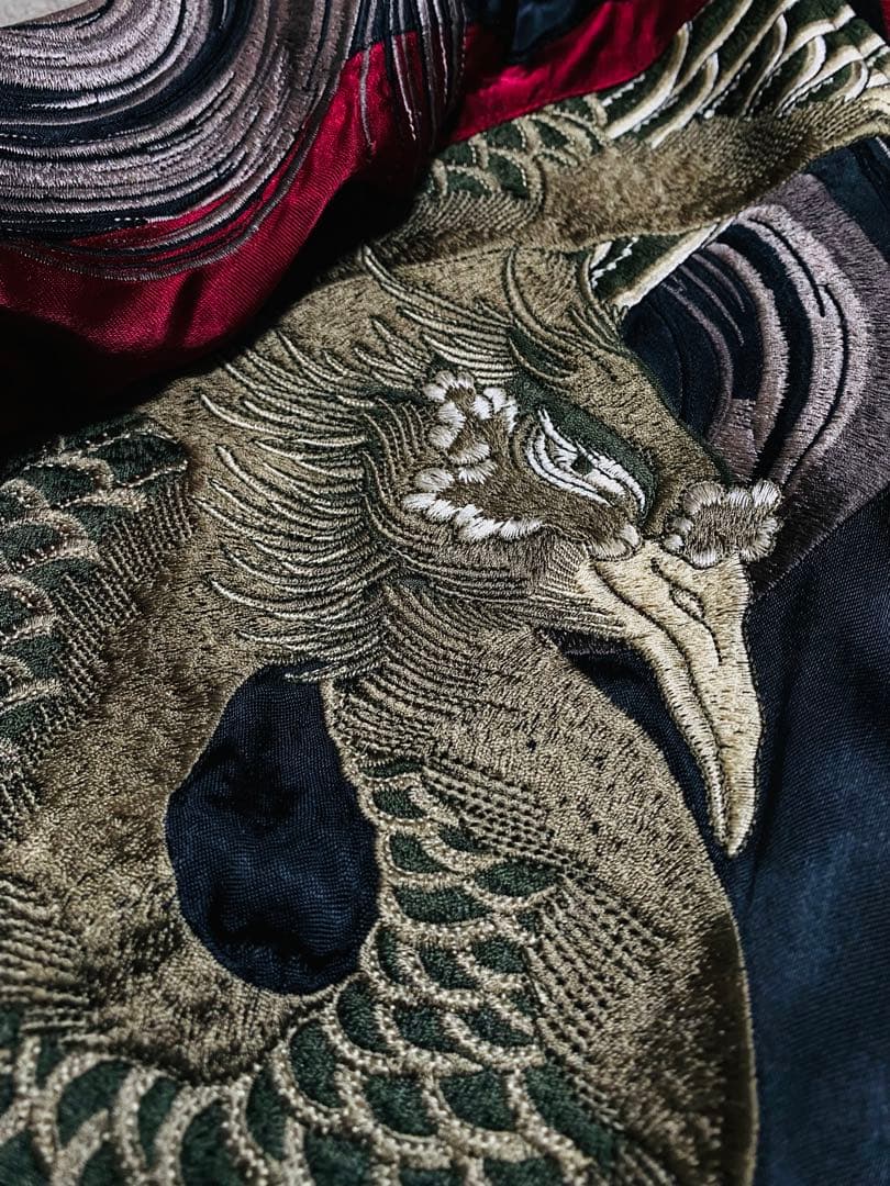 美品 japanese SCRIPT 龍２面用 日本限定スカジャン unisex