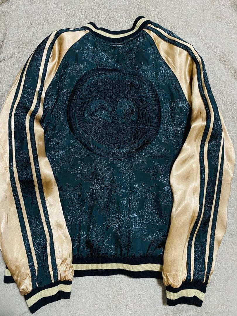 美品 japanese SCRIPT 龍２面用 日本限定スカジャン unisex