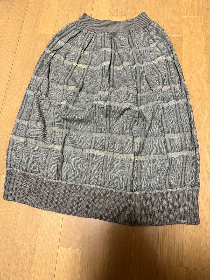 FUGA FUGA リバーシブルスカート チェック柄