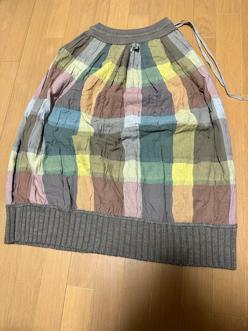 FUGA FUGA リバーシブルスカート チェック柄