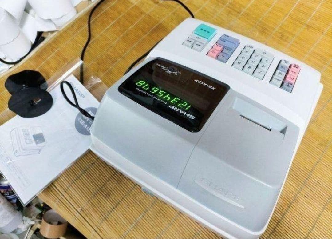 シャープレジスター　XE-A127　簡単便利特殊　送料込　144443