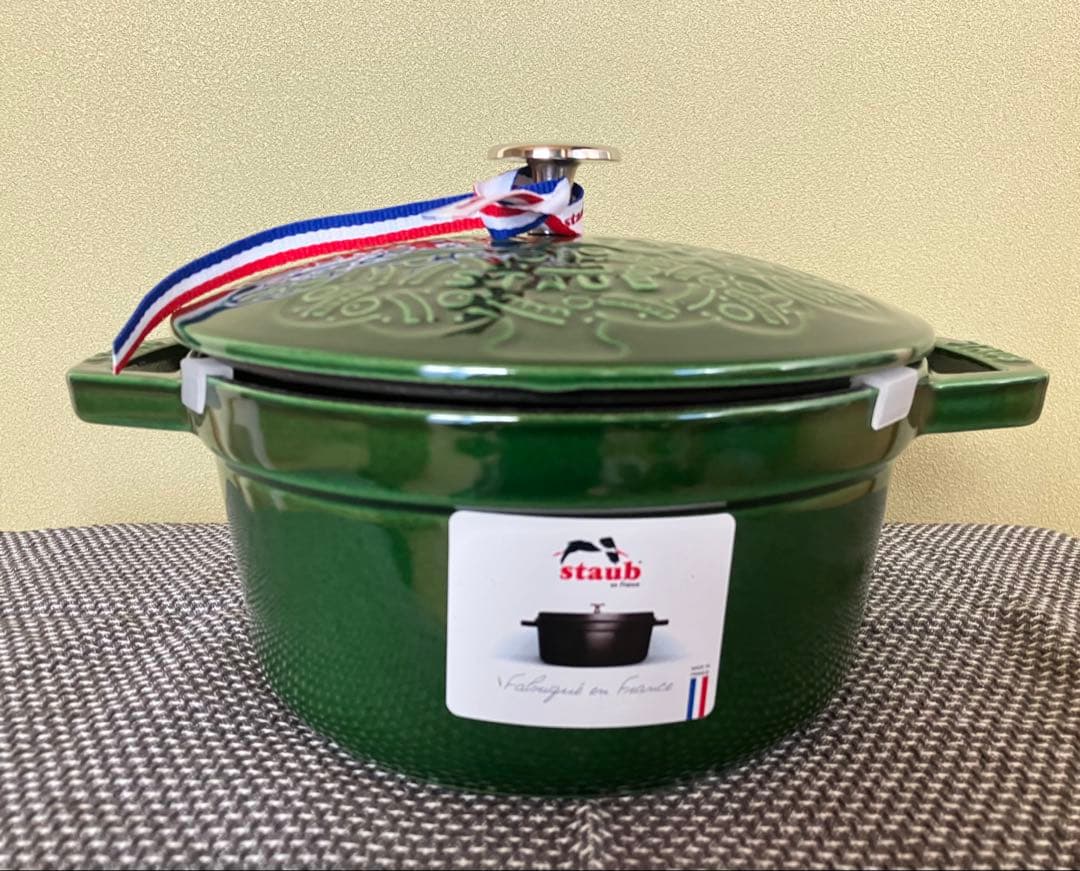 【新品・未使用】staub フォレストココット ラウンド 20 ミナペルホネン