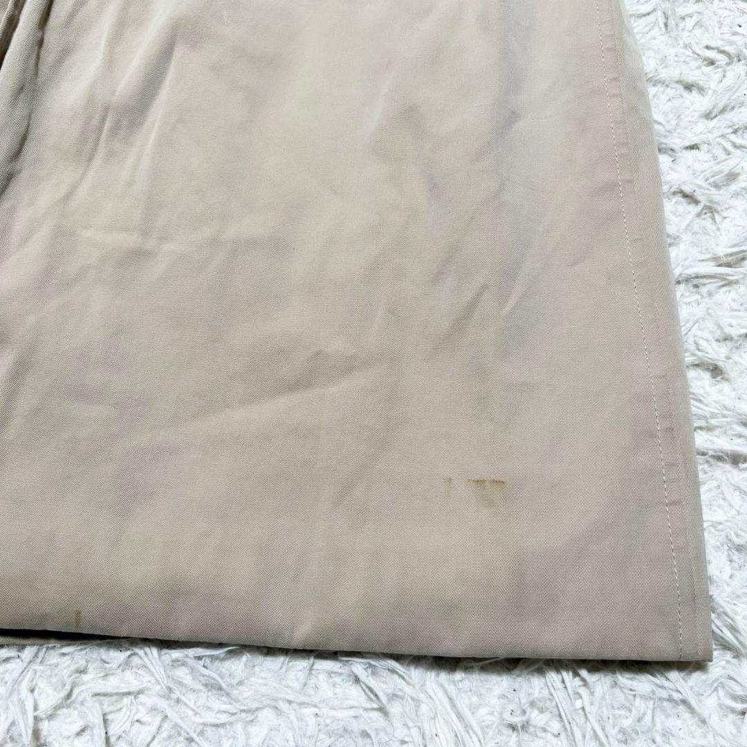 アクアスキュータム トレンチコート ギンガムチェック ベージュ