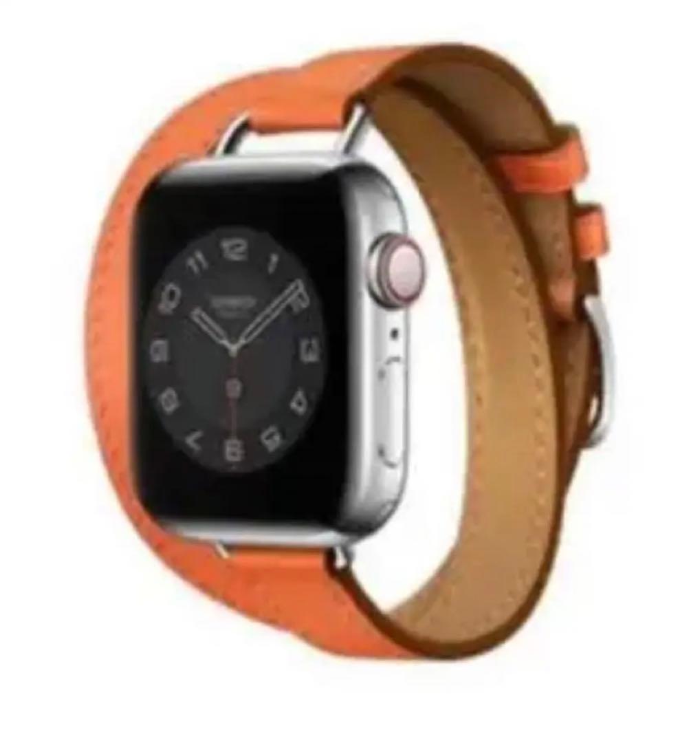 かんぱち様エルメスApple Watch6 二重巻ドゥブルトゥールベルトのみ