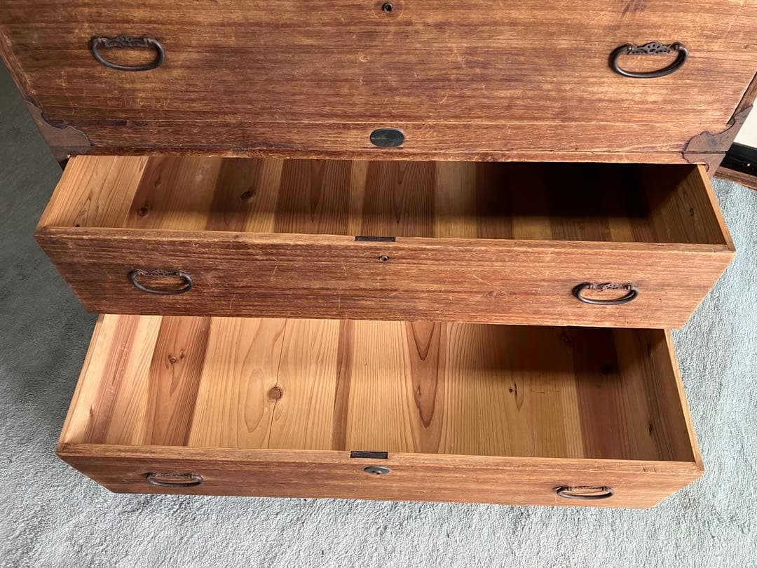 和箪笥 9引き出し ナチュラルウッド