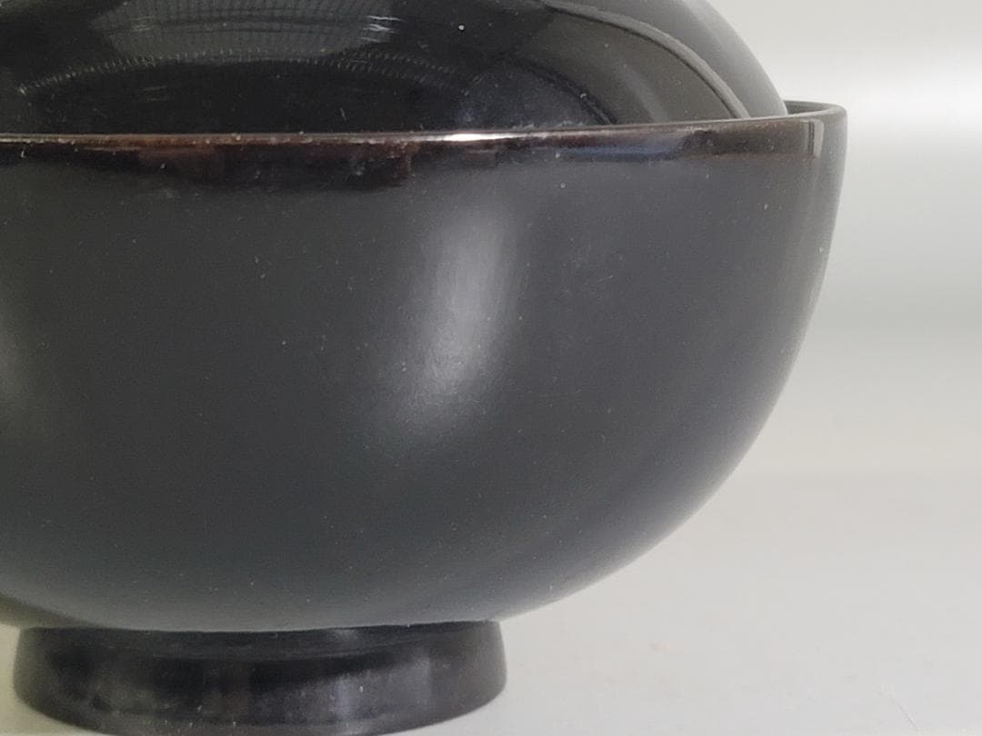 雲蒔絵 吸物碗 十客 平安堂製 共箱 美品 時代物