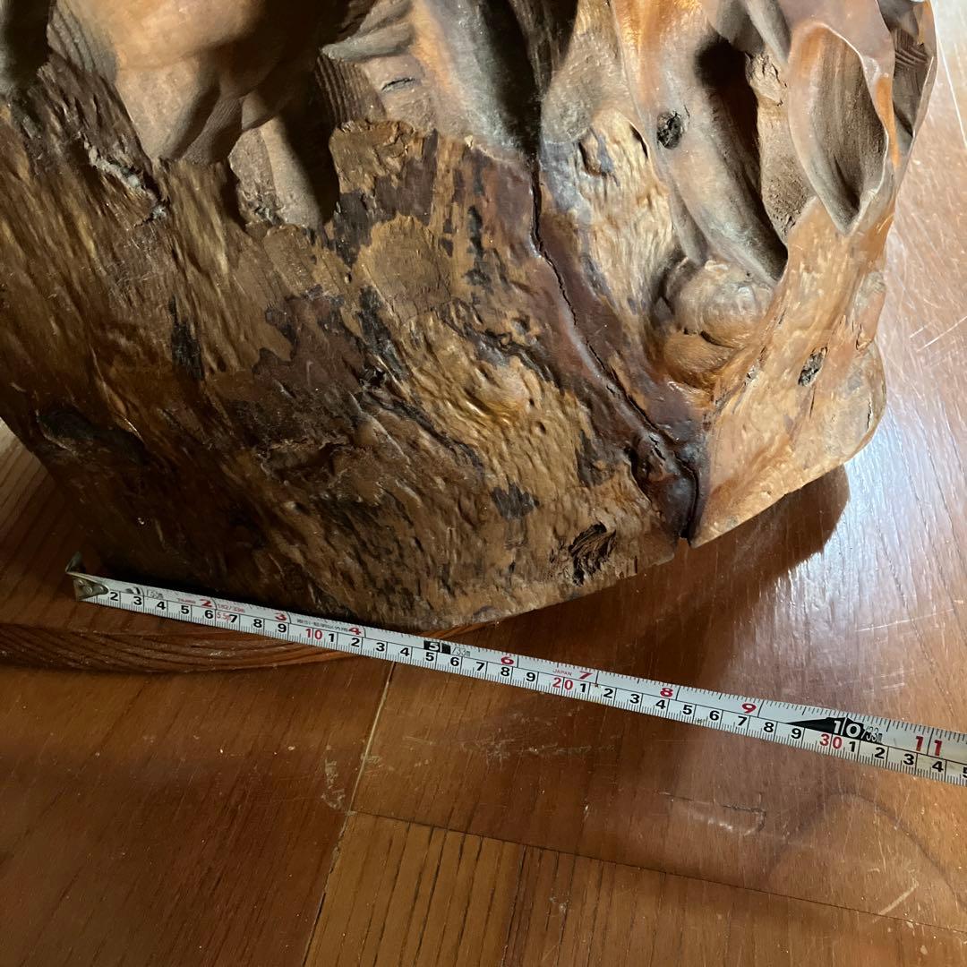 木彫り　置物　玄関アート