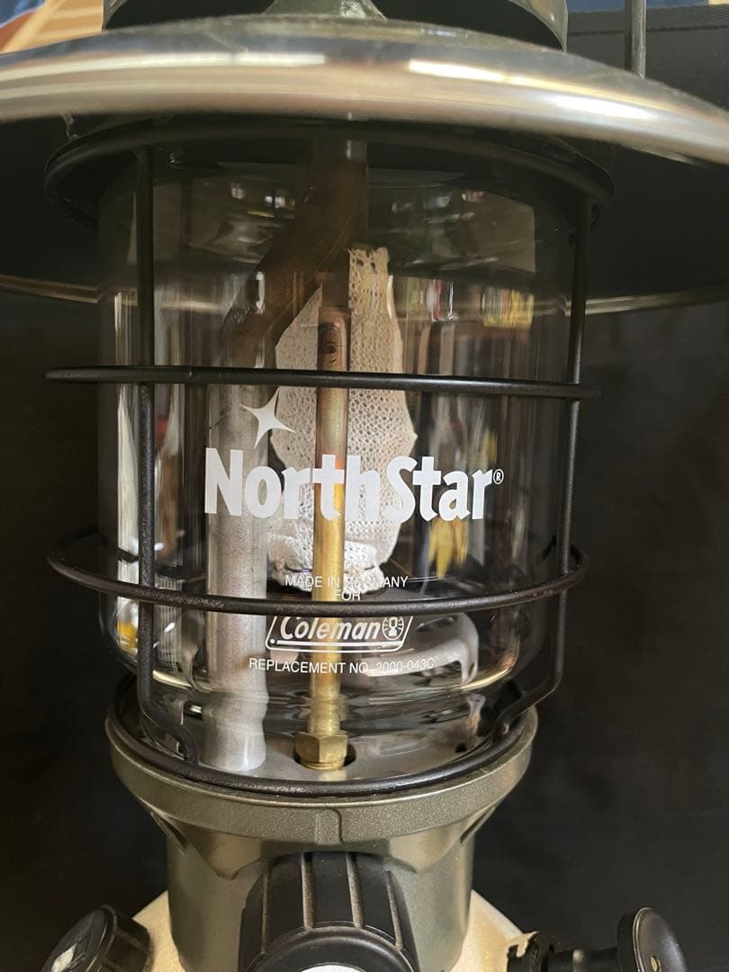 【塗装カスタム・動作確認済】 Coleman NorthStarランタン＋備品付