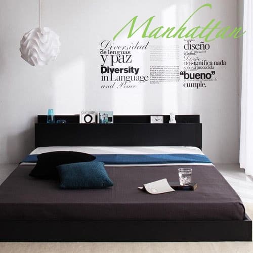 ダブルベッド マットレス付き スカイライン スタンダードボンネルコイル