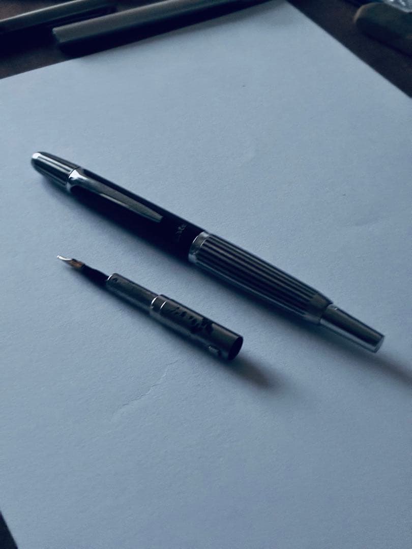 極希少 パイロット 蝕刻キャップレス 廃番