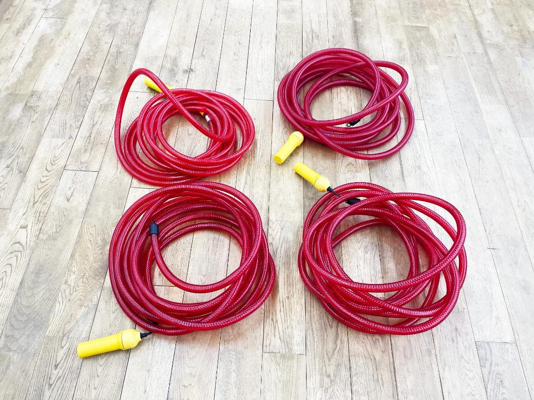 LEDチューブライト 赤　10m　乾電池式　美品　点灯確認済み　4本セット