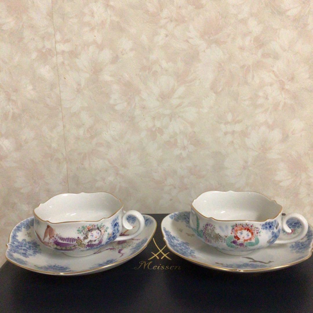 マイセン　ミッドサマーナイトドリーム　真夏の夜の夢　ティーセット