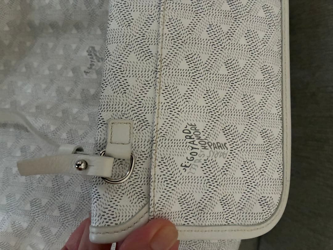 GOYARD ゴヤール サンルイ PM トートバッグ ホワイト