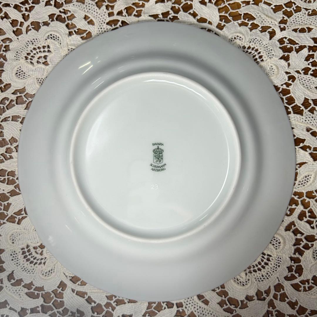 ドレスデンフラワー シューマンババリア プレート　6枚セット！　ケーキ皿