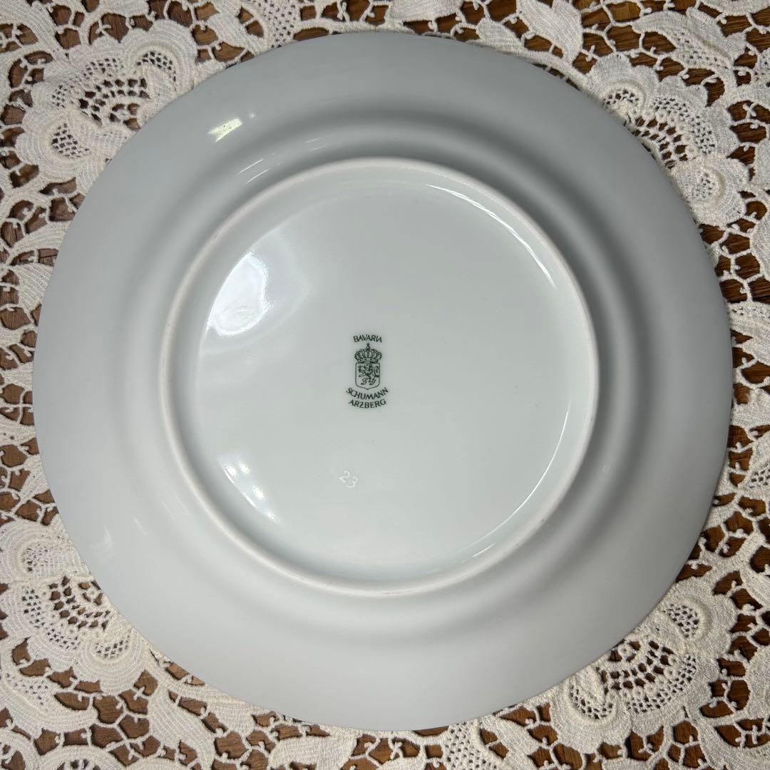 ドレスデンフラワー シューマンババリア プレート　6枚セット！　ケーキ皿